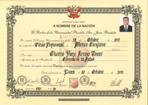 Título Profesional